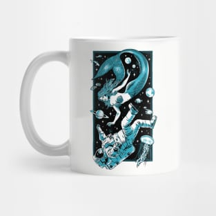 Worlds Collide - Aqua Mug